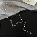 Gold Plated Copper Faux Pearl Pig Nose Pendant Clavicle Necklace For Women view 4