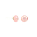 Elegant Pink Bun Pearl Stud Earrings Sweet Minimal Silver Pin Small Fresh Style Fashion Earrings view 5