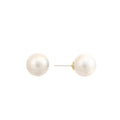 Elegant Vintage Round Pearl Studs For Women Korean Minimal Luxury Silver Pin Statement Earrings view 5