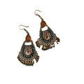 Vintage Alloy Water Drop Beaded Tassel Drop Earrings Ethnic Palace Style Light Luxury Jewelry view 5