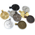 25mm 3.3g Gold Zinc Alloy Charm Pendant for DIY Necklace Bracelet Jewelry Making view 3