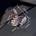 Fashion Simulated Diamond Vine Leaf Open Adjustable Ring For Women Elegant Jewelry view 4
