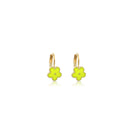 Korean Fresh Color Enamel Mini Flower Earrings Macaron Sweet Girl Creative Ear Cuffs view 5