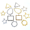 Stainless Steel Star Teardrop Geometric Small Pendants Charms For DIY Bracelet Necklace Accessories view 1