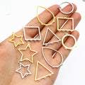Stainless Steel Star Teardrop Geometric Small Pendants Charms For DIY Bracelet Necklace Accessories view 3