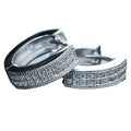 European American Unisex Ear Cuff Stud Earrings, Fashion Micro Pave Zircon Daily Wear Earrings view 5