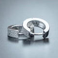 European American Unisex Ear Cuff Stud Earrings, Fashion Micro Pave Zircon Daily Wear Earrings view 2