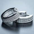 European American Unisex Ear Cuff Stud Earrings, Fashion Micro Pave Zircon Daily Wear Earrings view 1