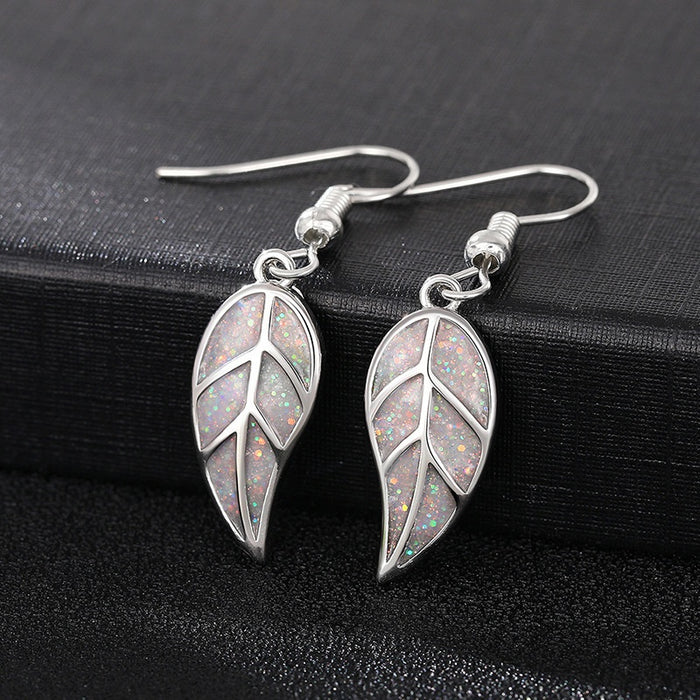 Fashion Leaf Drop Earrings For Women, Simple Delicate Tree Leaf Dangle Earrings For Daily Wear