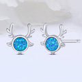 Simple Delicate Sparkling Stud Earrings For Women, Fashion Christmas Festival Gift Ear Jewelry view 2