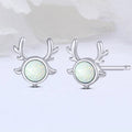 Simple Delicate Sparkling Stud Earrings For Women, Fashion Christmas Festival Gift Ear Jewelry view 5
