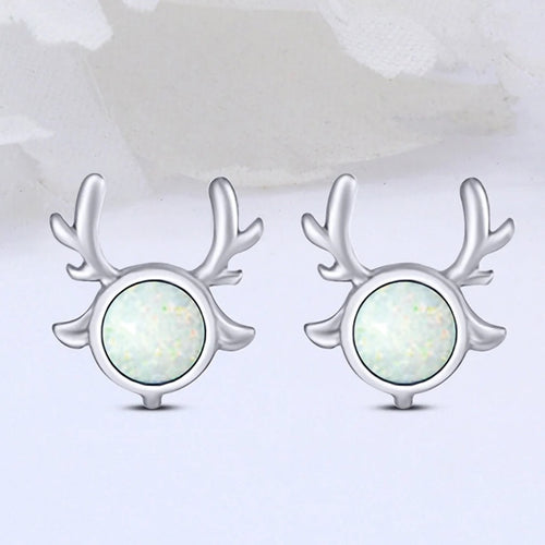 Simple Delicate Sparkling Stud Earrings For Women, Fashion Christmas Festival Gift Ear Jewelry