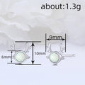 Simple Delicate Sparkling Stud Earrings For Women, Fashion Christmas Festival Gift Ear Jewelry view 4