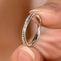 European American Classic Micro Inlaid Zircon Engagement Ring For Women Fashion Jewelry view 1