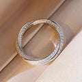 European American Classic Micro Inlaid Zircon Engagement Ring For Women Fashion Jewelry view 3