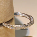 European American Classic Micro Inlaid Zircon Engagement Ring For Women Fashion Jewelry view 4