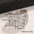 European American Delicate Flower Ring For Women, Daily Wear Designer Fashion Jewelry view 4