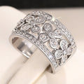 European American Delicate Flower Ring For Women, Daily Wear Designer Fashion Jewelry view 1