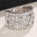 European American Delicate Flower Ring For Women, Daily Wear Designer Fashion Jewelry view 2