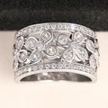 European American Delicate Flower Ring For Women, Daily Wear Designer Fashion Jewelry view 3