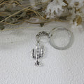 Metal Cactus Keychain Bag Charm Gift view 3