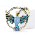 Alloy Rhinestone Peace Dove Brooch Cartoon Lapel Pin For Suits view 2