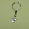 Zinc Alloy Sheep Keychain Bag Charm Gift Key Ring view 1