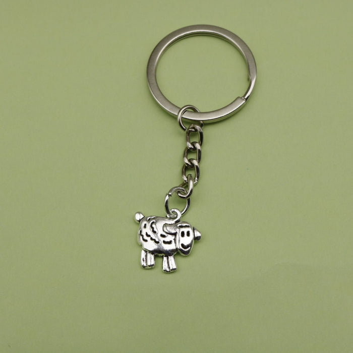 Zinc Alloy Sheep Keychain Bag Charm Gift Key Ring