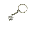 Zinc Alloy Sheep Keychain Bag Charm Gift Key Ring view 5