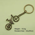 Metal Bicycle Keychain Bag Charm (2833) view 2