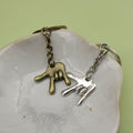 Metal I Love You Hand Gesture Keychain Couple Gift view 4