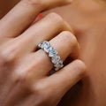 Fashion Sparkling Teardrop Inlaid Ring For Women, Light Luxury Engagement Jewelry view 3