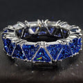 Luxury Titanium Zircon Full Pave Ring For Women, Party Birthday Gift Fashion Jewelry Accessory view 2