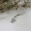 Metal Dental Floss Case Keychain For Travel Key Ring view 3