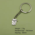 Metal Dental Floss Case Keychain For Travel Key Ring view 2