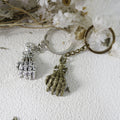 Metal Skull Hand Keychain Gothic Bag Charm Gift view 3