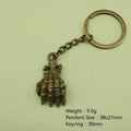 Metal Skull Hand Keychain Gothic Bag Charm Gift view 2