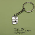 Silver Zinc Alloy Dollar Calculator Money Bag Jewelry Findings Accessories for DIY Jewelry Making view 2