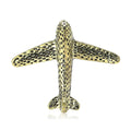 Smooth Alloy Airplane Brooch Pin For Suits And Coats view 5