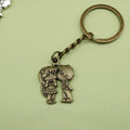 Zinc Alloy Couple Heart Keychain Matching Gift Key Ring view 6