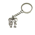 Zinc Alloy Couple Heart Keychain Matching Gift Key Ring view 5