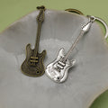 Metal Guitar Pendant Keychain For Bag Charm Gift view 4