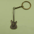 Metal Guitar Pendant Keychain For Bag Charm Gift view 6