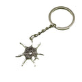 Metal Ocean Starfish Sea Urchin Keychain Bag Charm Gift view 5