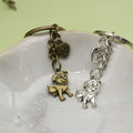Metal Puppy Dog Keychain For Bag Charm Gift view 4