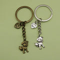 Metal Puppy Dog Keychain For Bag Charm Gift view 1