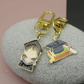 Zinc Alloy Graduation Cap Keychain Student Gift Key Ring view 4