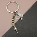 Metal Eagle Mouse Keychain Bag Charm view 1
