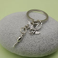 Metal Eagle Mouse Keychain Bag Charm view 4
