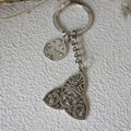 Zinc Alloy Sun Moon Star Keychain Bag Charm Gift view 2